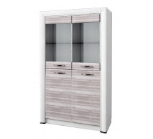 Шкаф-витрина для посуды Оливия 2V2D Шкаф-витрина для посуды Оливия 2V2D