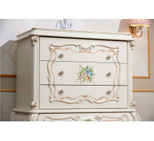 Комод с зеркалом в спальню Шанель (крем)