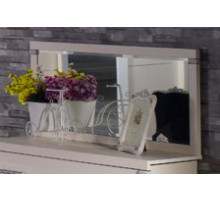 Настенное зеркало Мира MIRA-24 белое Настенное зеркало Мира MIRA-24 белое