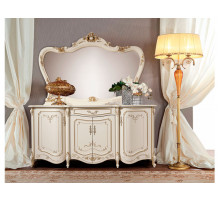 Комод для посуды с зеркалом Элиза (беж) Комод для посуды с зеркалом Элиза (беж)