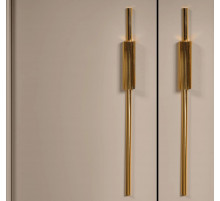 Четырехстворчатый шкаф для одежды Моника (Капучино эмаль) Четырехстворчатый шкаф для одежды Моника (Капучино эмаль)