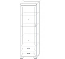 Шкаф-пенал Сиена (Бодега Белый)