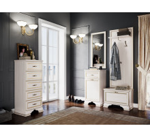 Прихожая Сиена 1 (Бодега белый) Прихожая Сиена 1 (Бодега белый)