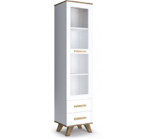 Гостиная Вега Скандинавия 2 (глянец, белый + дуб каньон) Гостиная Вега Скандинавия 2 (глянец, белый + дуб каньон)