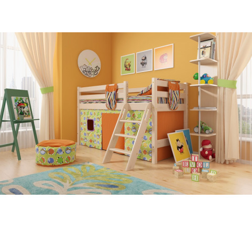 Детская кровать-чердак Соня Вариант-12 Детская кровать-чердак Соня Вариант-12