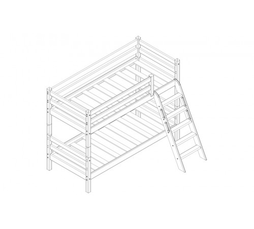 Детская кровать-чердак Соня Вариант-12 Детская кровать-чердак Соня Вариант-12