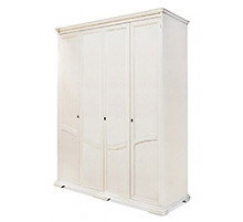 Шкаф для одежды Лика ММ-137-01/04Б (белая эмаль)